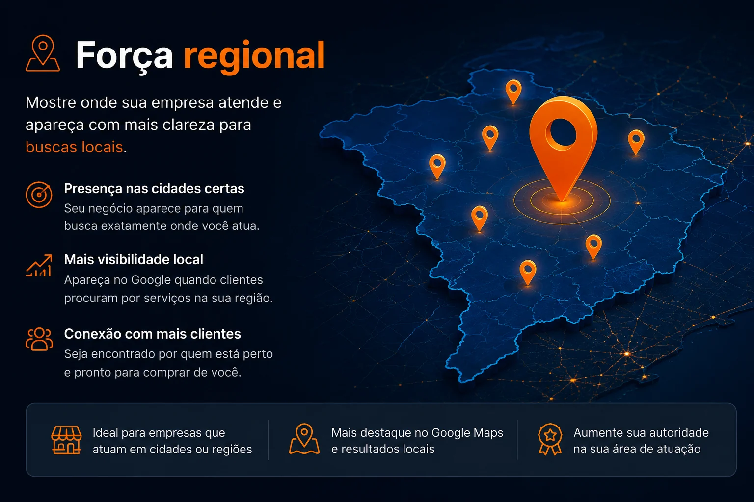 Ilustração relacionada a SEO Local