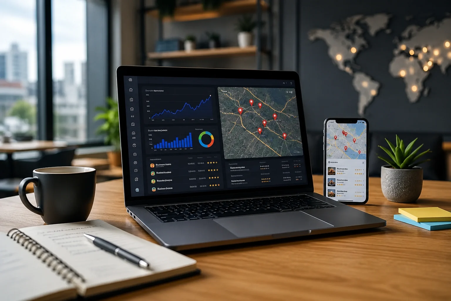 Prestador de serviços ganhando visibilidade com SEO Local